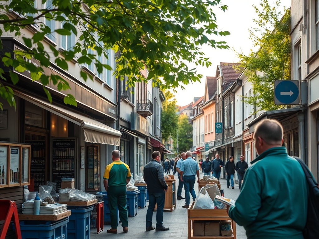 Grafika symbolizująca dotacje i rozwój miasta Chodzież